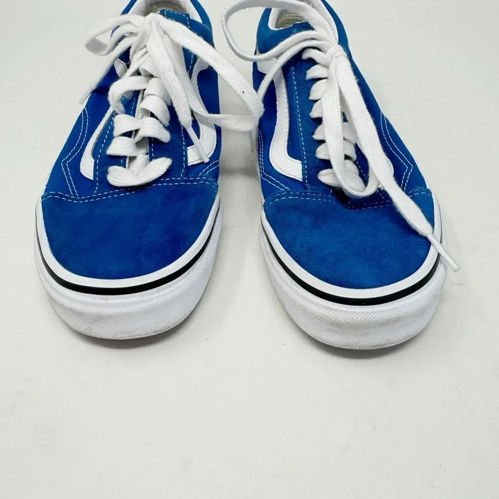 VANS | Blue & White Low Top Lace Up Sneakers Men’s Size 6.5 or Women’s Size 8